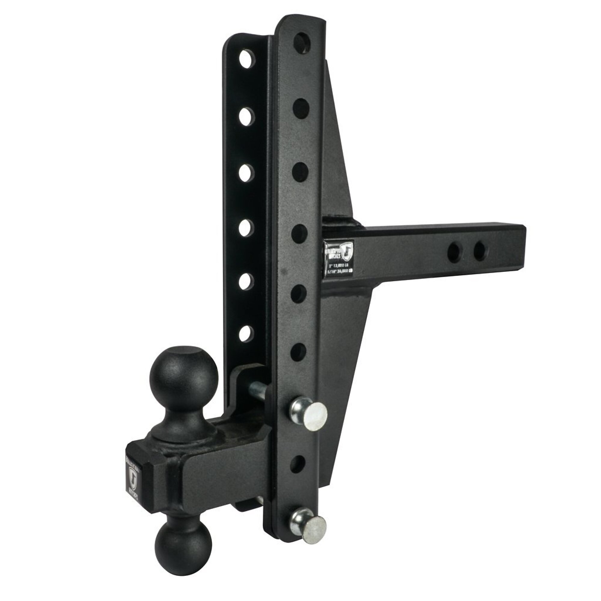 BulletProof Hitches, 2.0in. EXTREME DUTY 4in. 6in. OFFSET HITCH, Gross Towing Weight 22000 lb, Class Rating Class IV, Model# ED20OFFSET